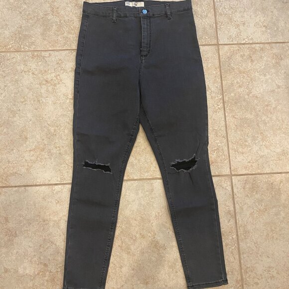 Gray Ripped Jeans - Picture 2 of 6